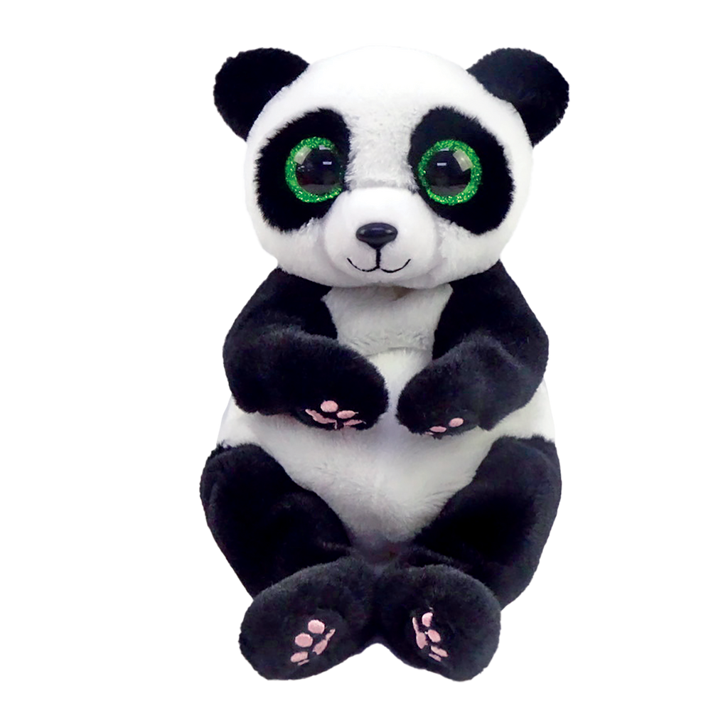 Beanie Bellies Panda Ying Black/White Regular 6" Age-Newborn & Above