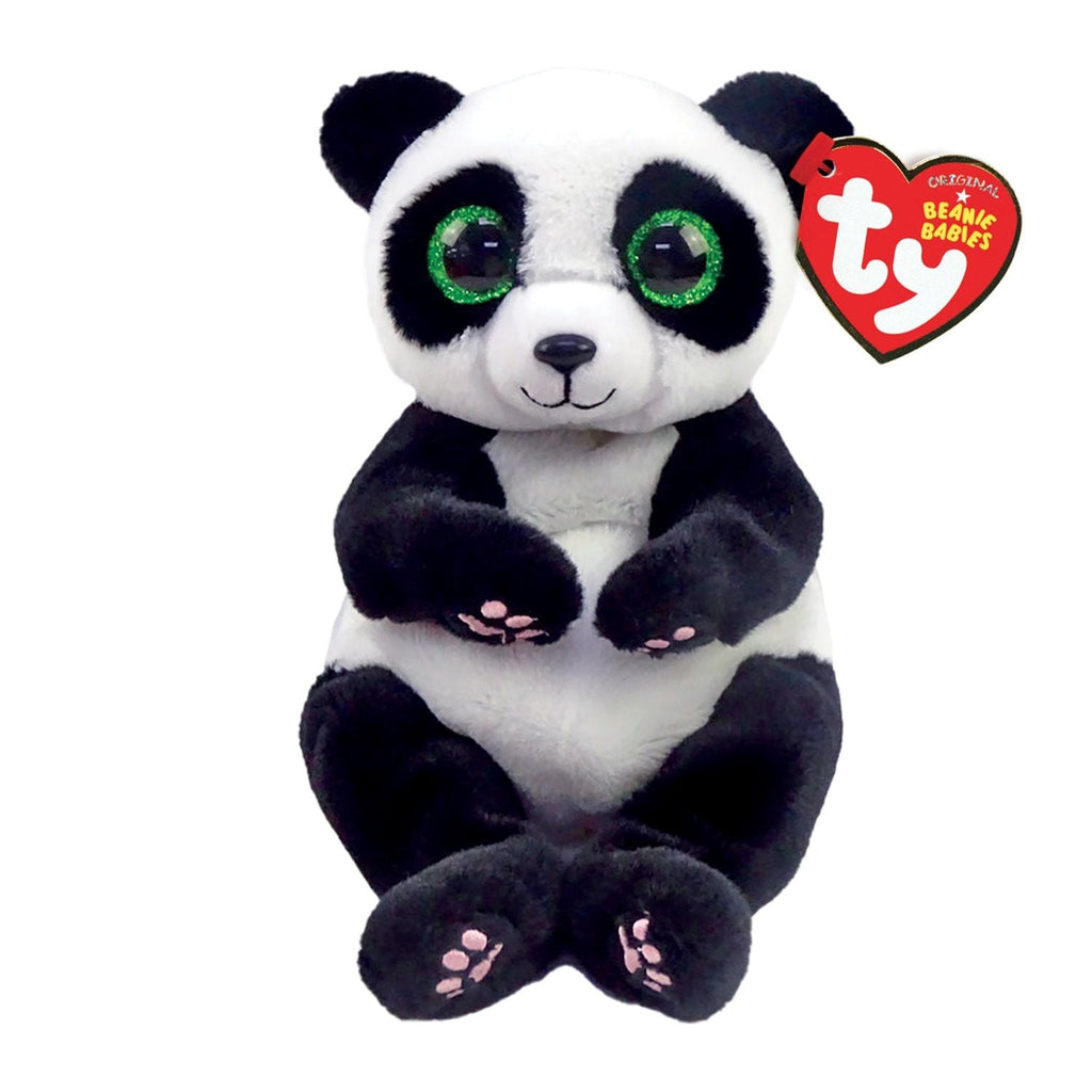 Beanie Bellies Panda Ying Black/White Regular 6" Age-Newborn & Above