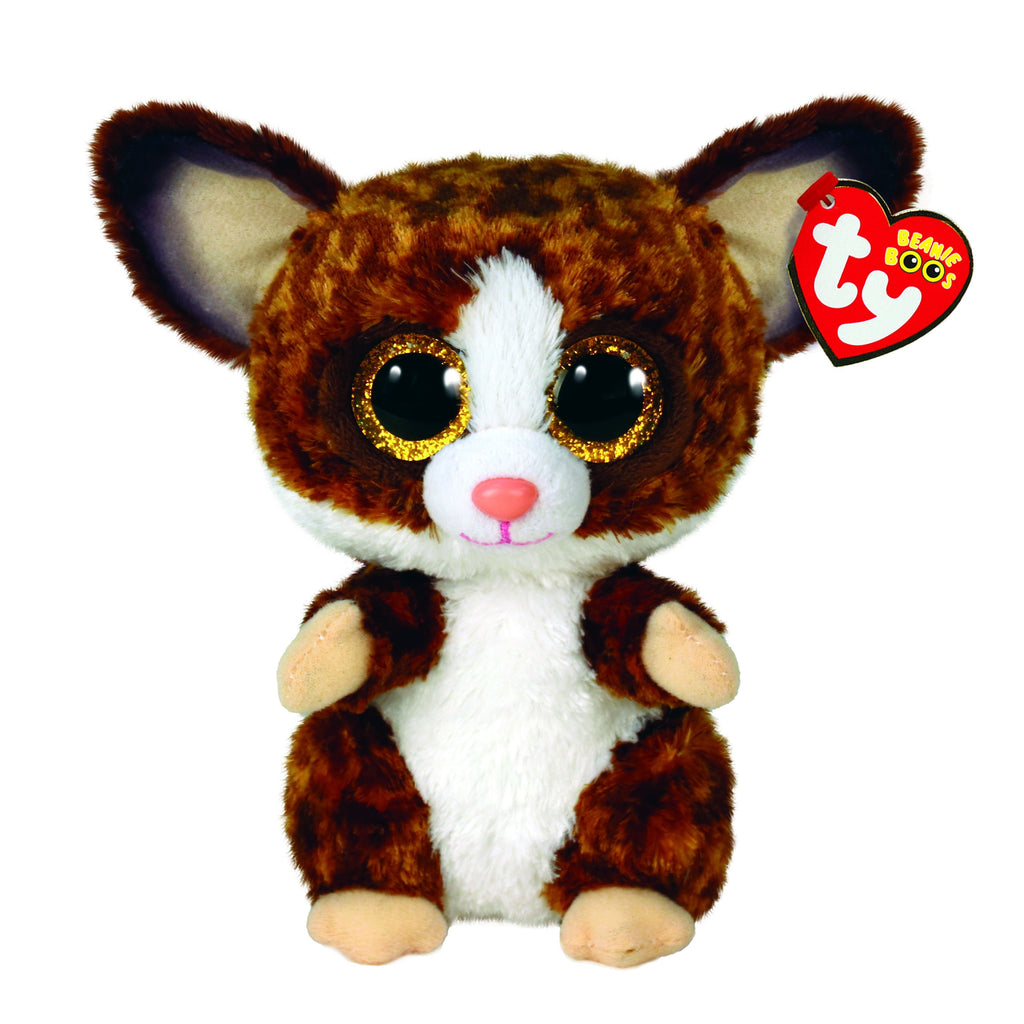 Beanie Boos Bushbaby Binky Brown Regular 6 Inch Age-Newborn & Above
