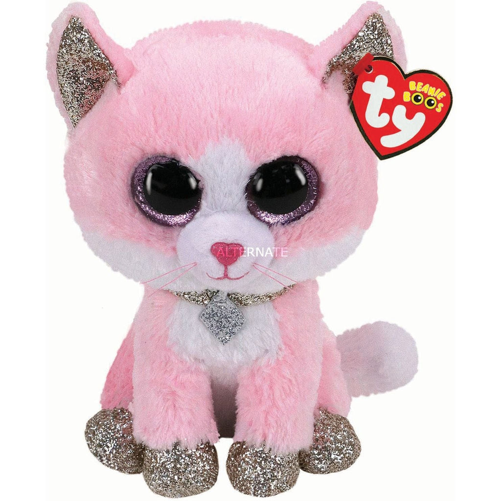 Beanie Boos Cat Fiona Pink Medium Age-3 Years & Above