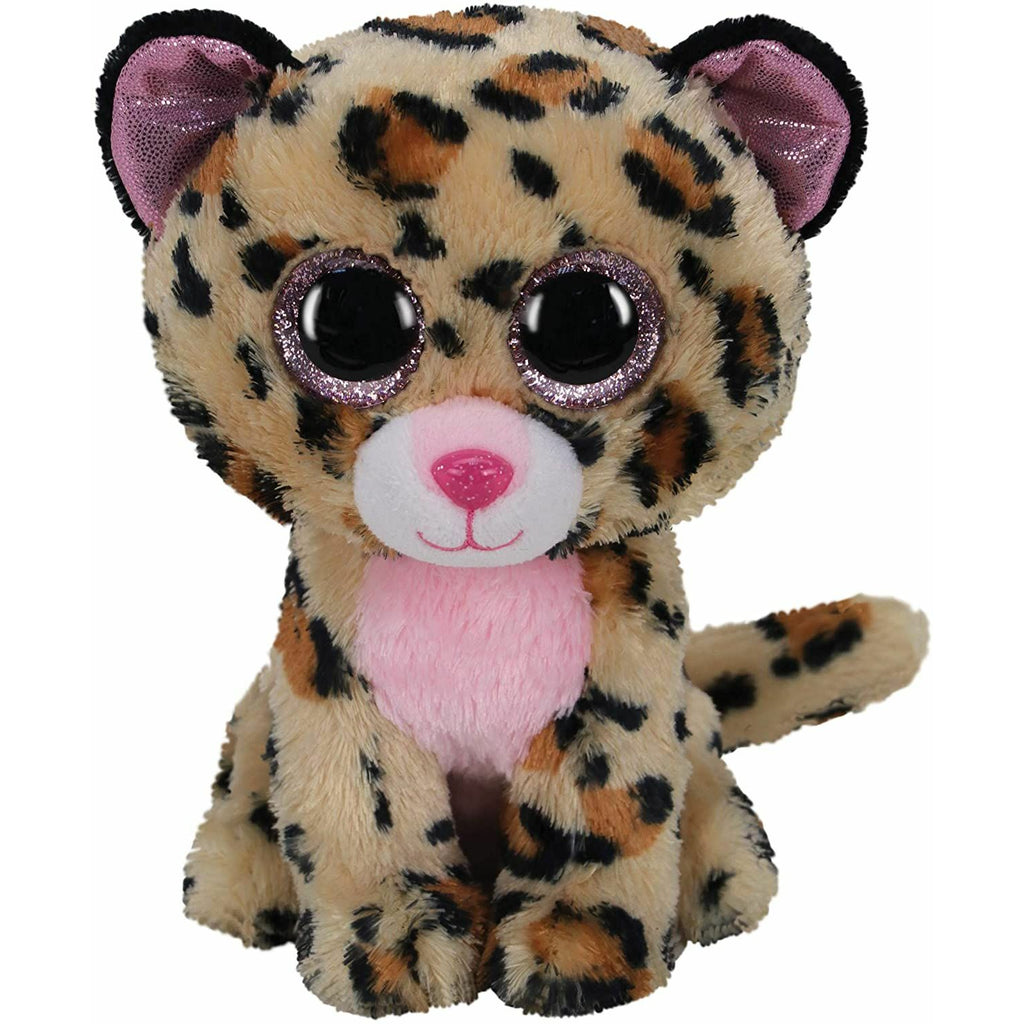 Beanie Boos Leopard Livvie Brown/Pink Regular Age-Newborn & Above