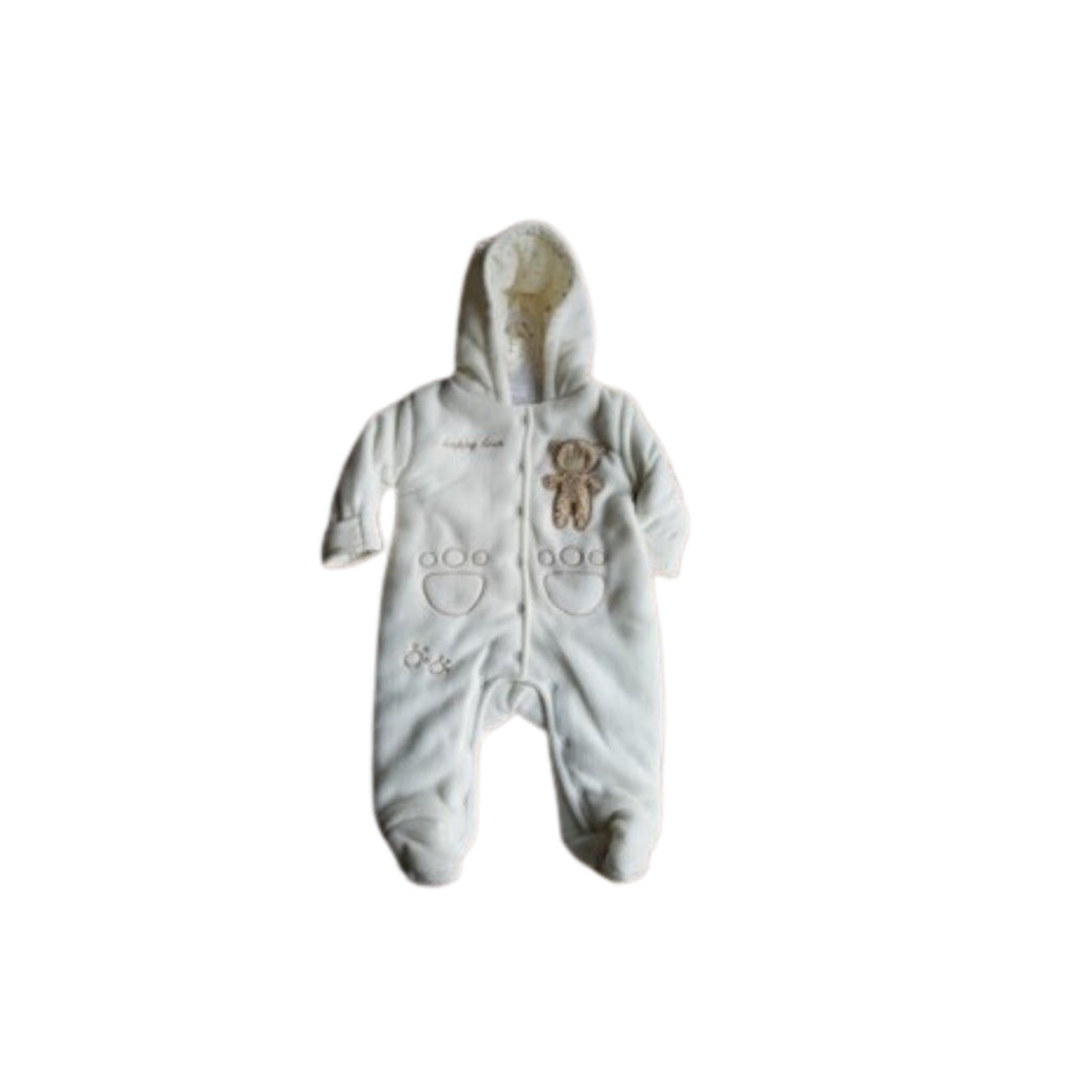 Bear Club Infant Padded Romper 100% Polyester J318 Age- Newborn to 12 Months