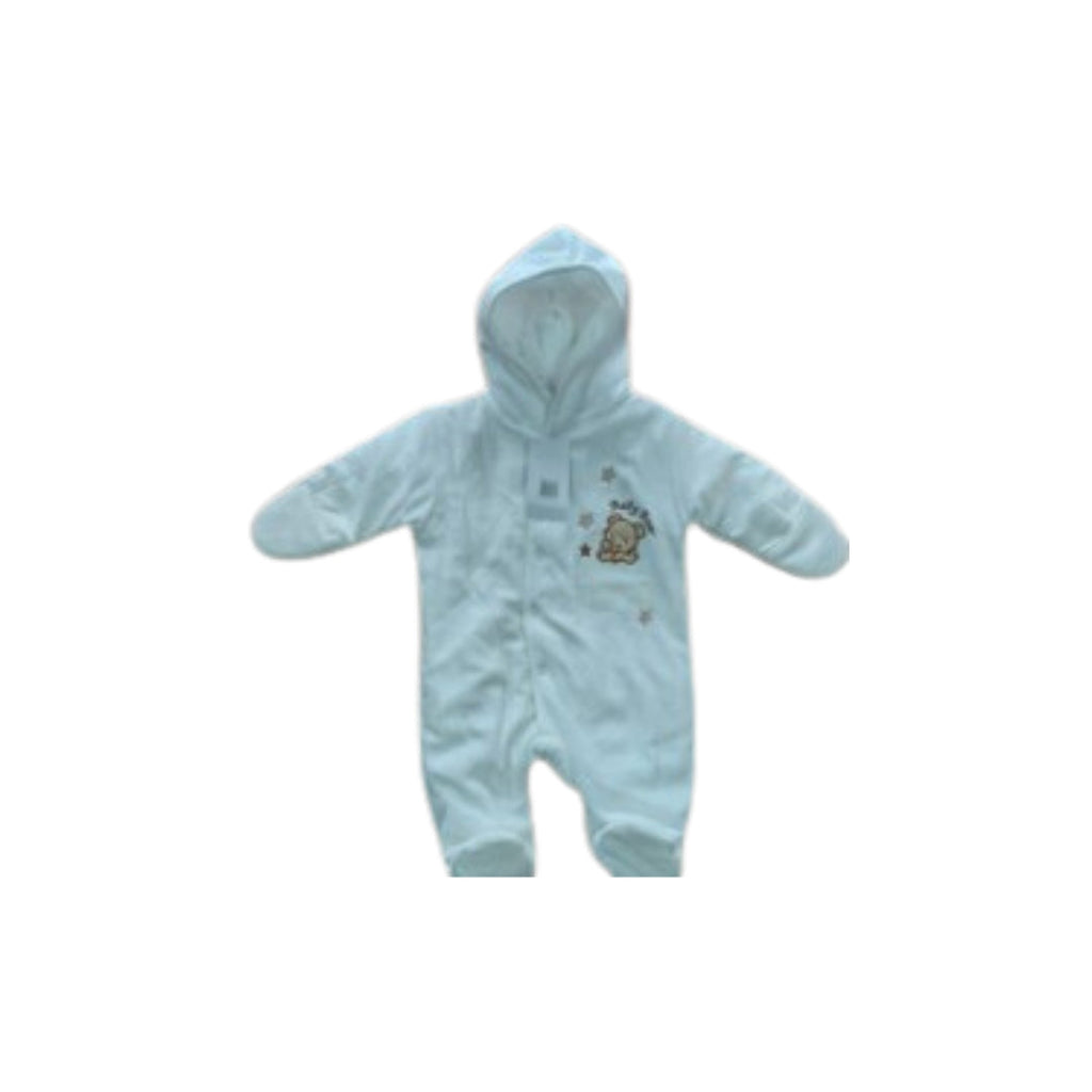 Bear Club Infant Padded Romper 100% Polyester  J319 Age- Newborn to 12 Months