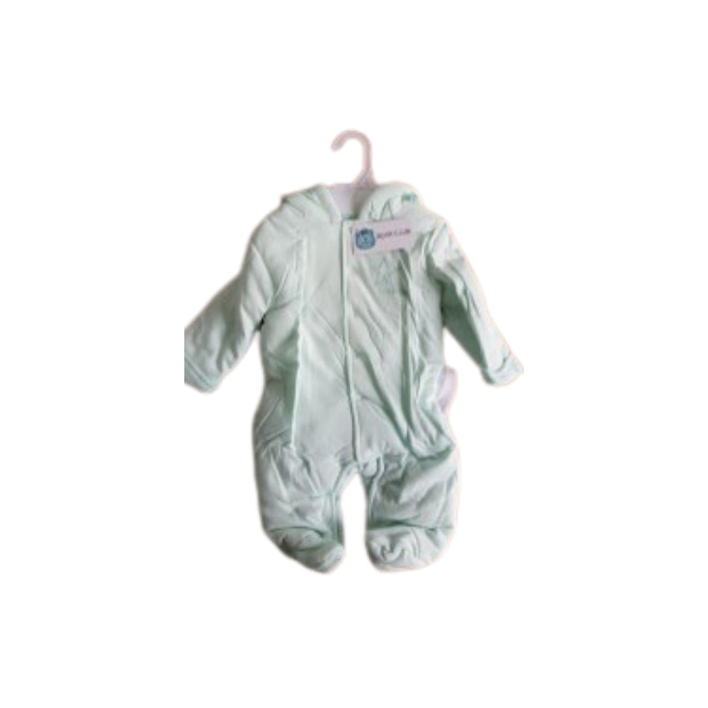 Bear Club Infant Padded Romper 100% Polyester J320 Age- Newborn to 12 Months