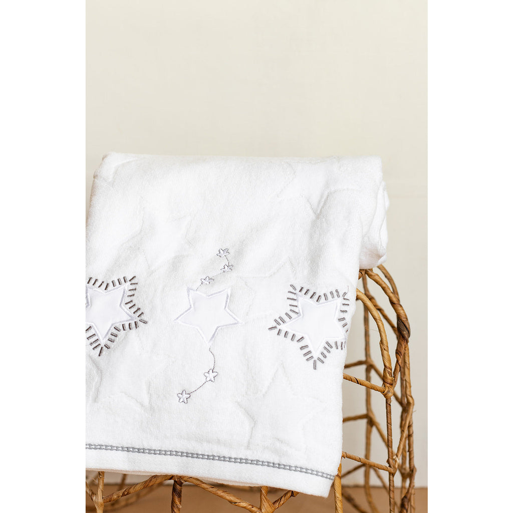Bear Club Infant Star Printed Towel Assorted Age-Newborn & Above