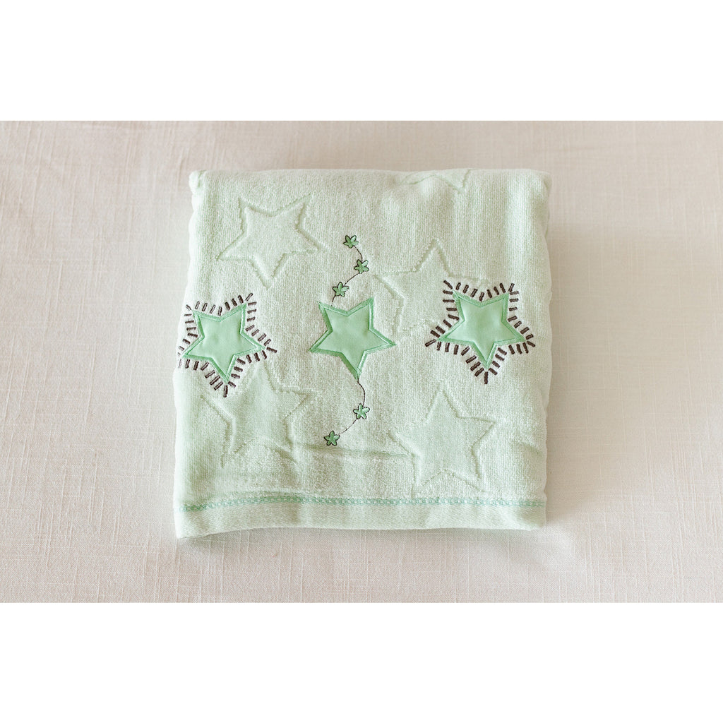 Bear Club Infant Star Printed Towel Assorted Age-Newborn & Above