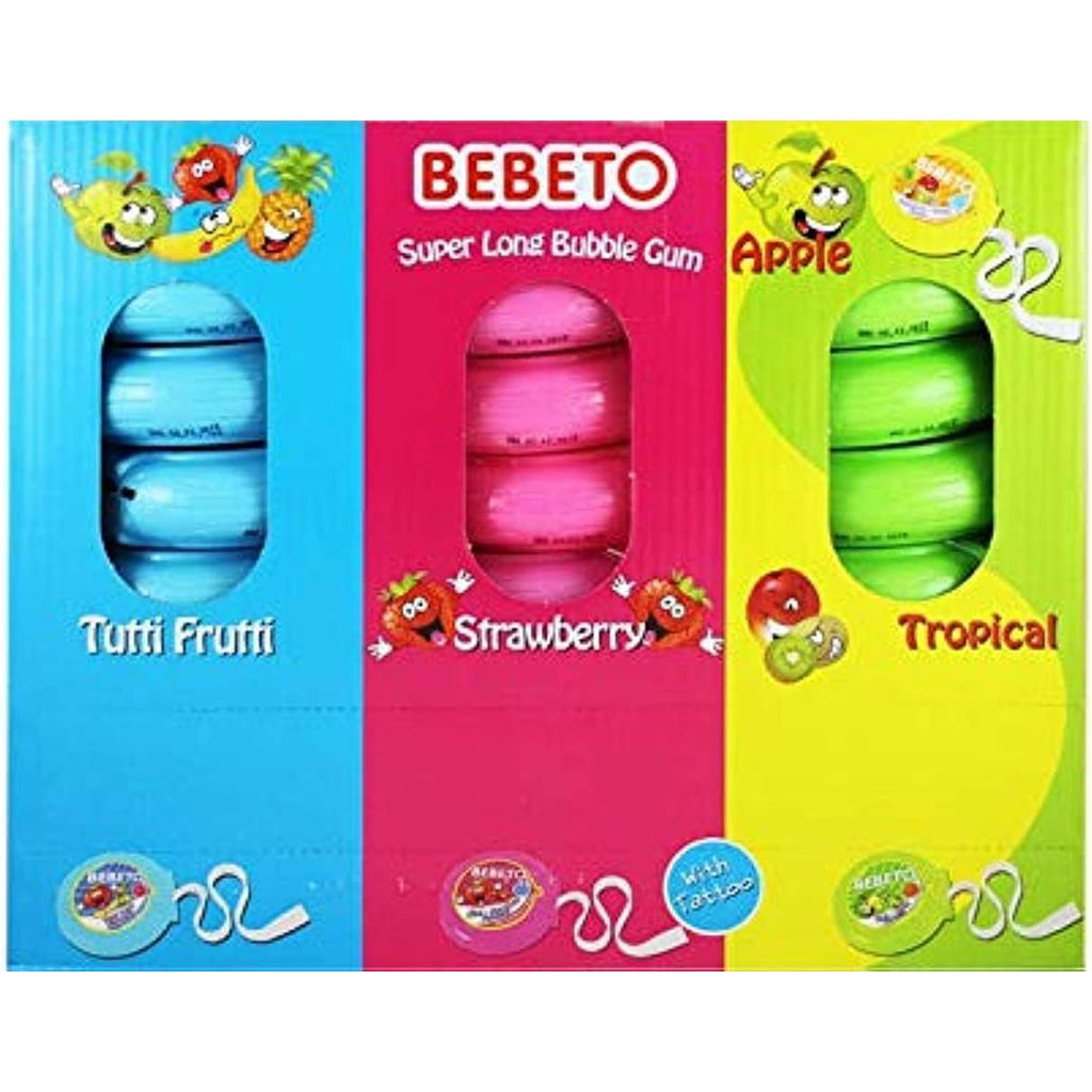 Bebeto Meter Gum Mix with Stand 40g Assorted Age- 3 Years & Above