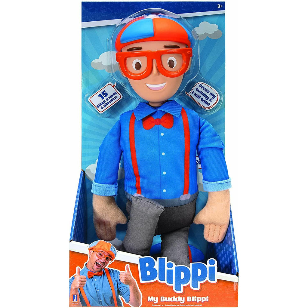 Blippi - Talking Feature Figure 16 Inch Age-3 Years & Above