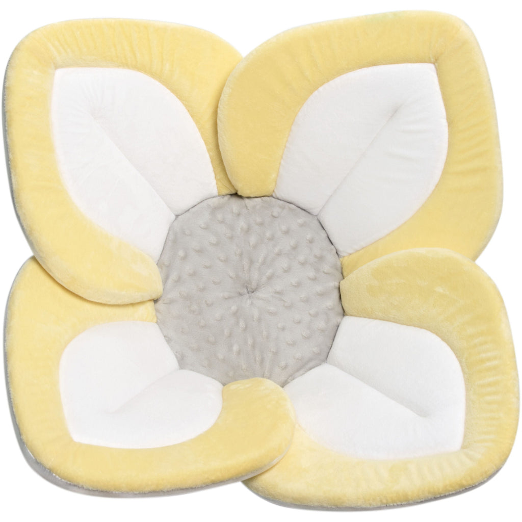 Blooming Bath Lotus Sink Bath Cushion Light Yellow/White/Gray Age- Newborn to 6 Months