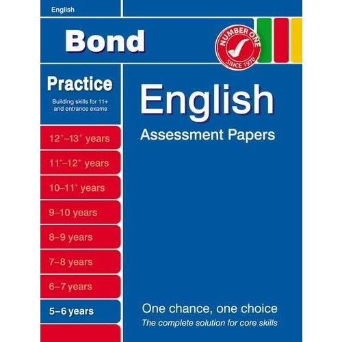Bond English Assessment Papers 5-6Y Paperback