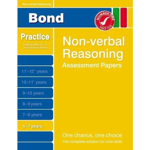 Bond Non-verbal Reasoning Assessment Papers 6-7Y Paperback