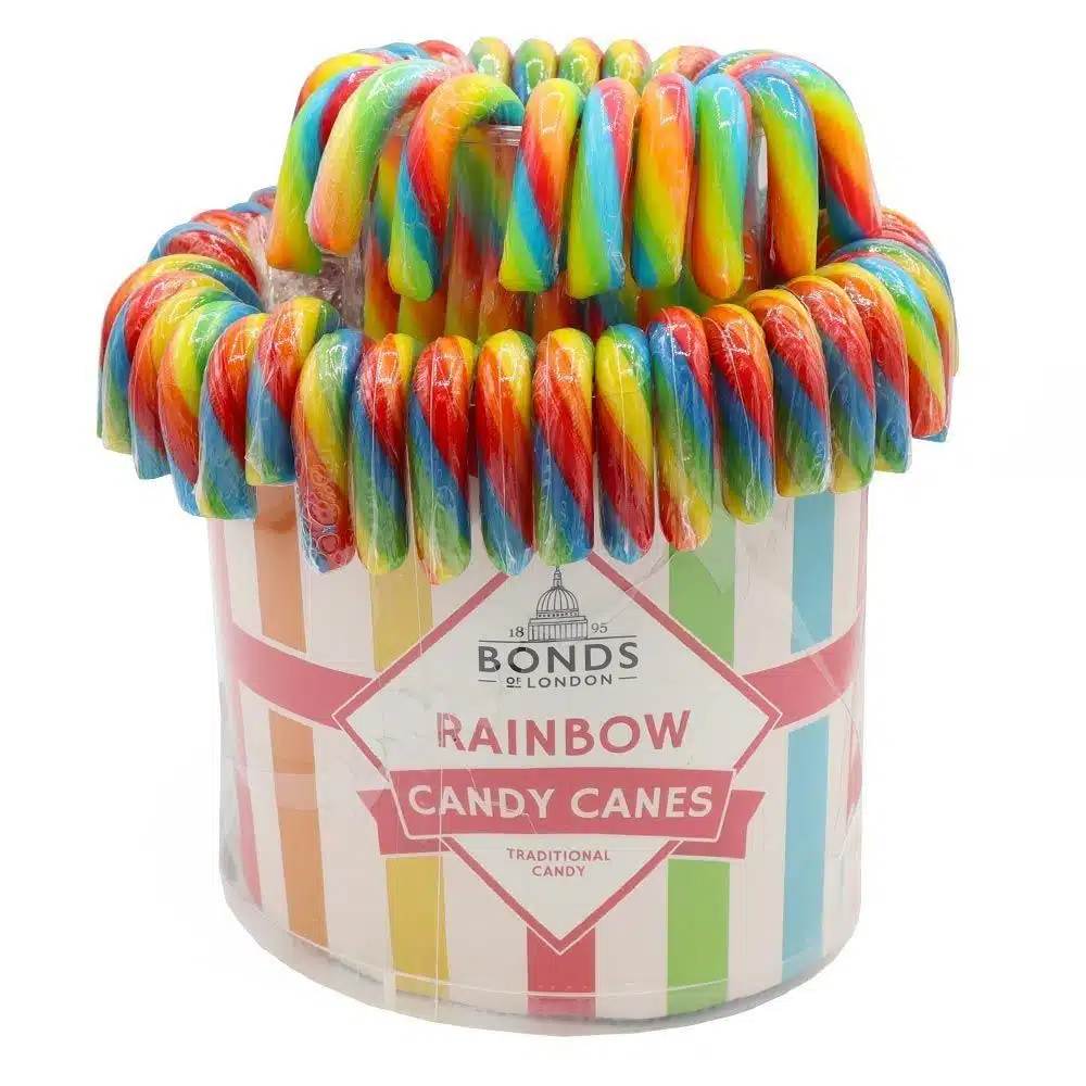 Bonds Rainbow Candy Canes Fountain 20g Age- 3 Years & Above