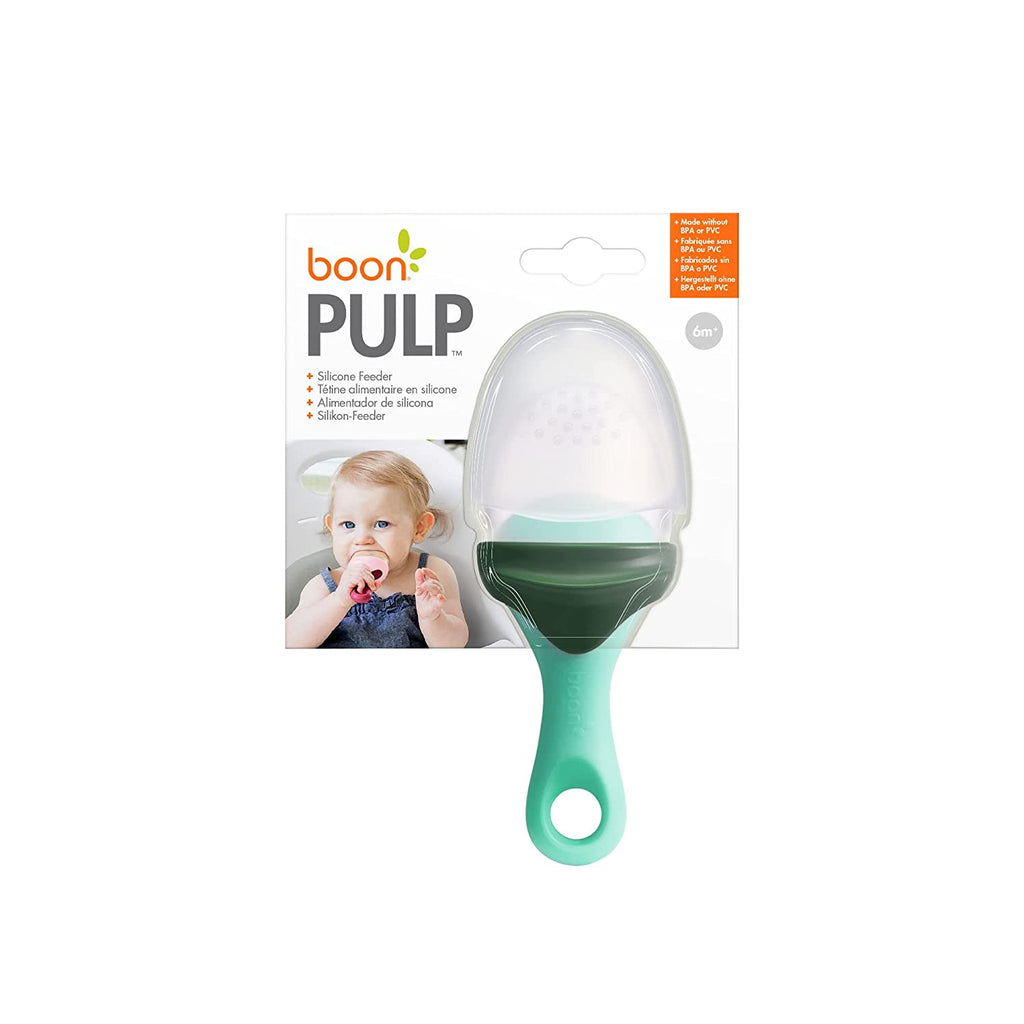 Tomy Boon PULP Silicone feeder Mint Age- 6 Months & Above