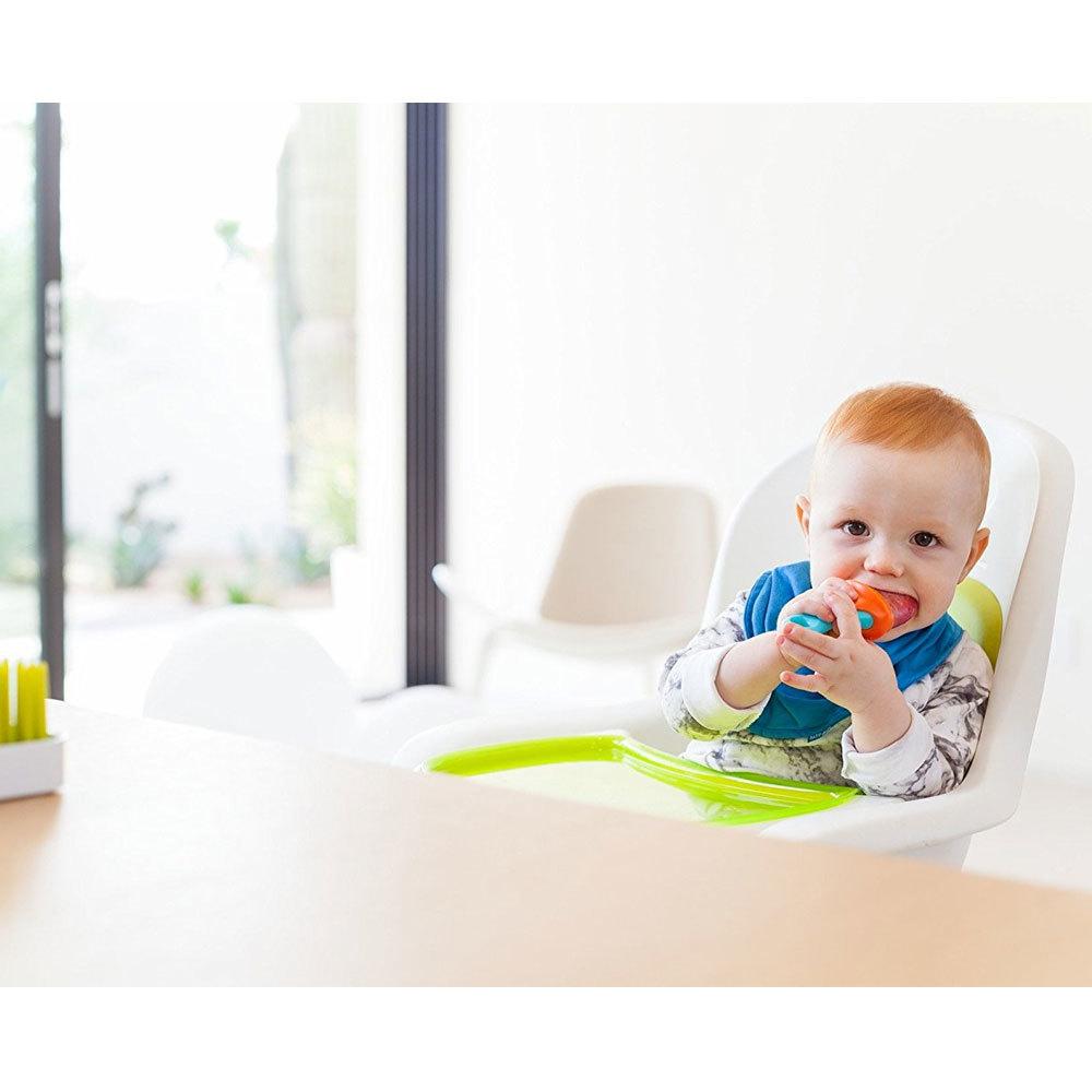 Tomy Boon Pulp Silicone Feeder - Blue/Orange 6M+