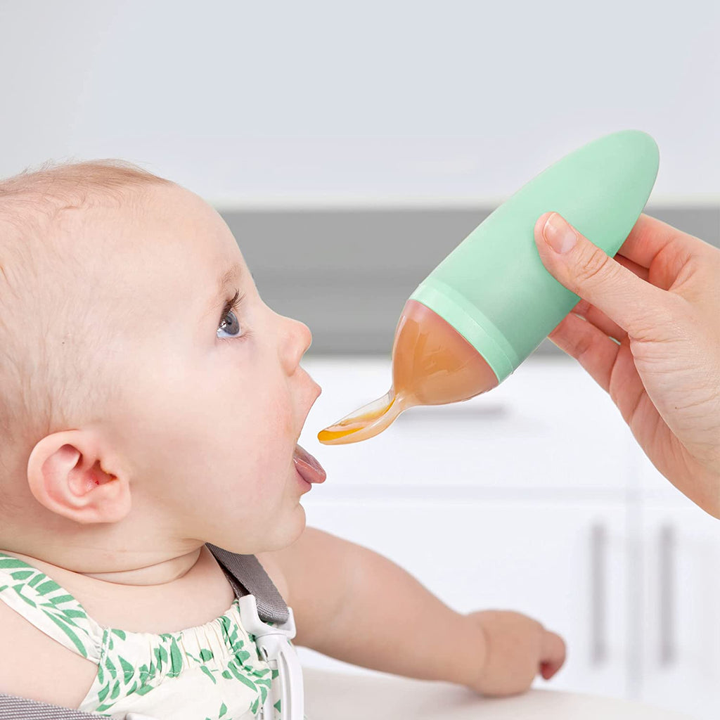 Tomy Boon SQUIRT Spoon Mint Green Age-6 Months & Above