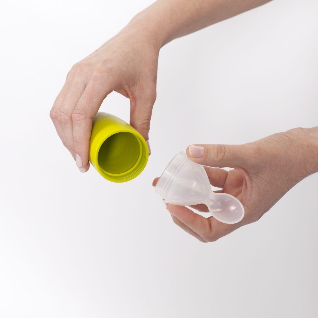 Tomy Boon Squirt Dispensing Spoon - Green 4M+