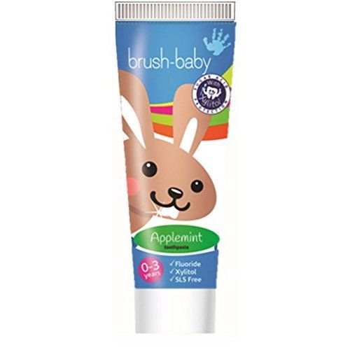 Brush Baby Applemint Toothpaste 50Ml Applemint Flavored Age- 3 Years to 6 Years