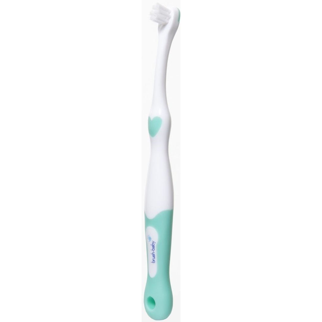 Brush Baby First Brush Teether Set Teal White Age Newborn