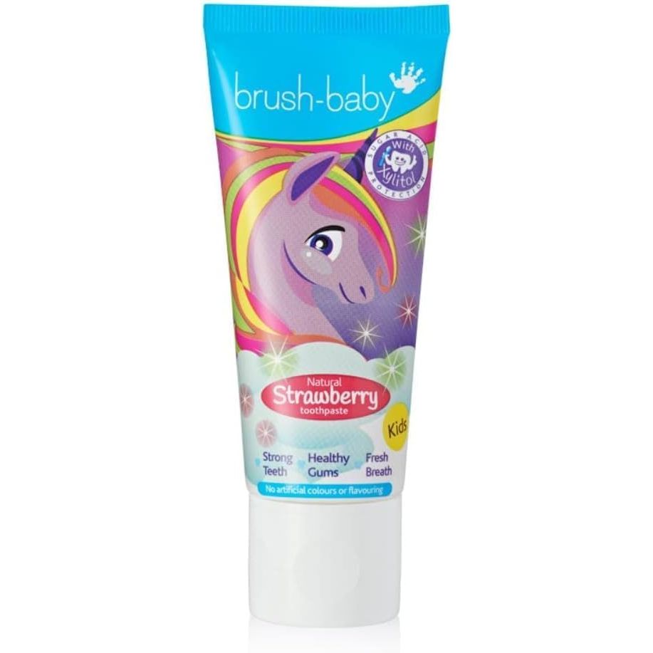 Brush Baby Strawberry Toothpaste 50Ml 1350Ppm Strawberry Age- 3 Years to 6 Years