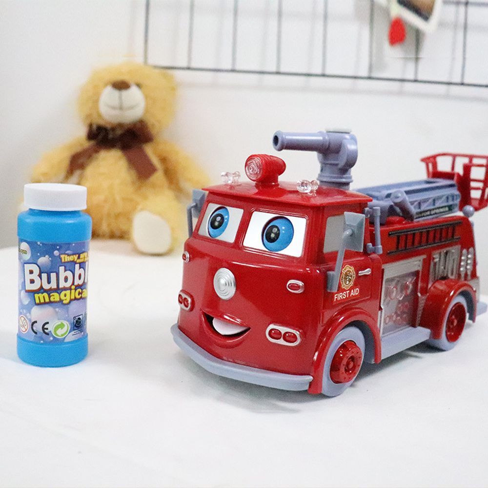 Bubble Blowing Fire Truck Age-4 Years & Above
