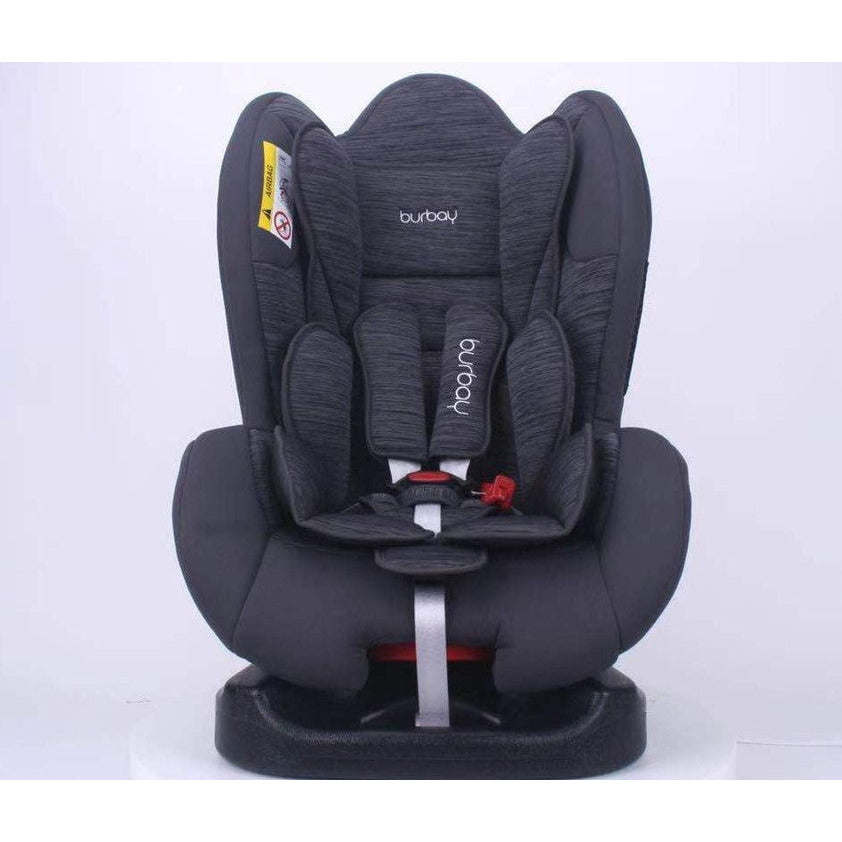 Burbay Stage 2  Safety Carseat with Adjustable Base Black Age- 3 Months & Above (Holds from 9 Kgs upto 25 Kgs)