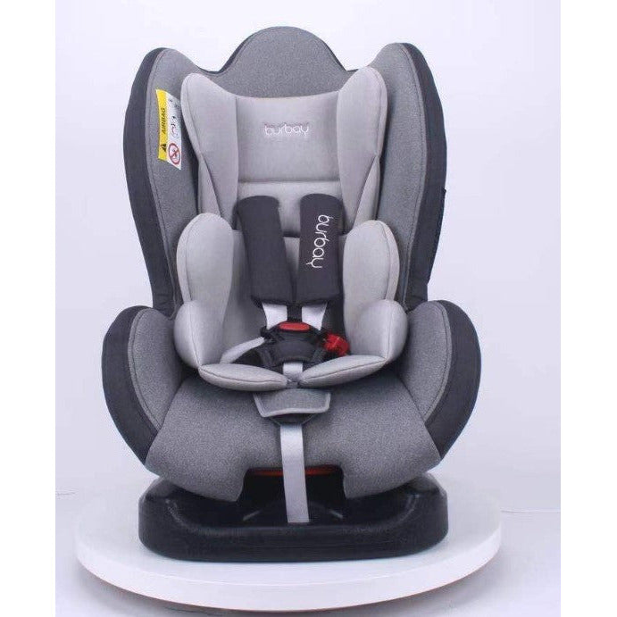 Burbay Stage 2  Safety Carseat with Adjustable Base Grey Age- 3 Months & Above (Holds from 9 Kgs upto 25 Kgs)