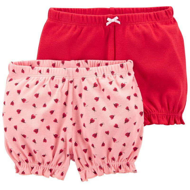 Carter's 2Pack Bubble Shorts Girl Pink 1K437710 Peekaboo