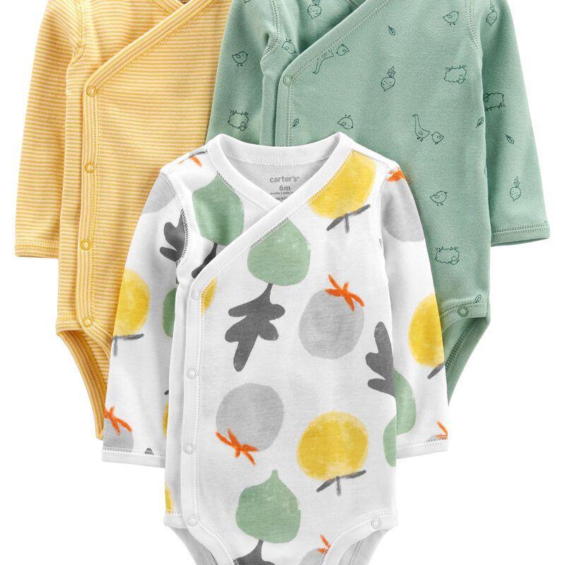 Carter's 3-Pack Fruit Side-Snap Bodysuits Unisex Multicolor 1L782610