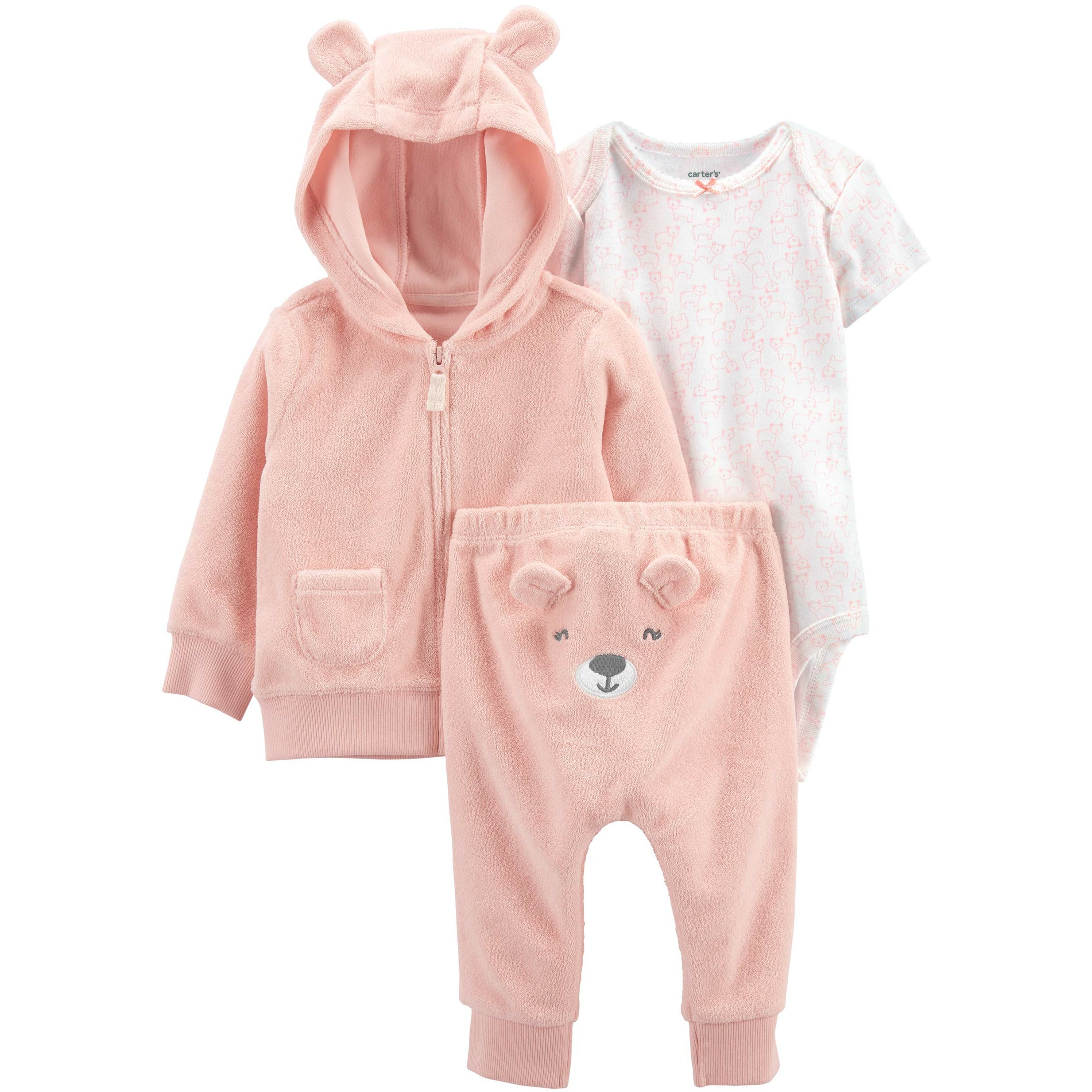 Carter's 3 deals piece set girl
