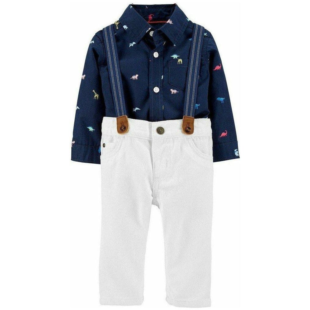 Carter s 3 Piece Dinosaur Dress Me Up Set Boy Navy 1H312210 Peekaboo