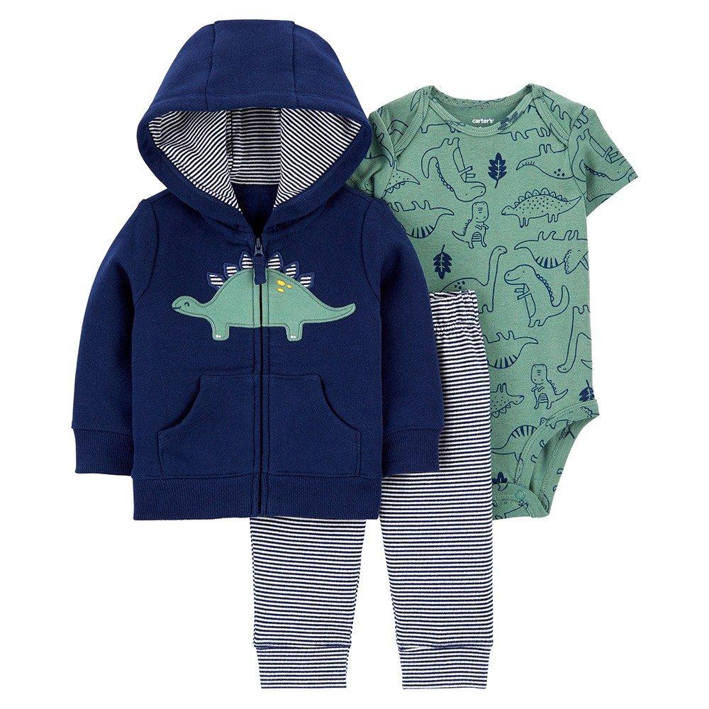 Carter's 3-Piece Dinosaur Little Jacket Set Boy Blue 1J080310