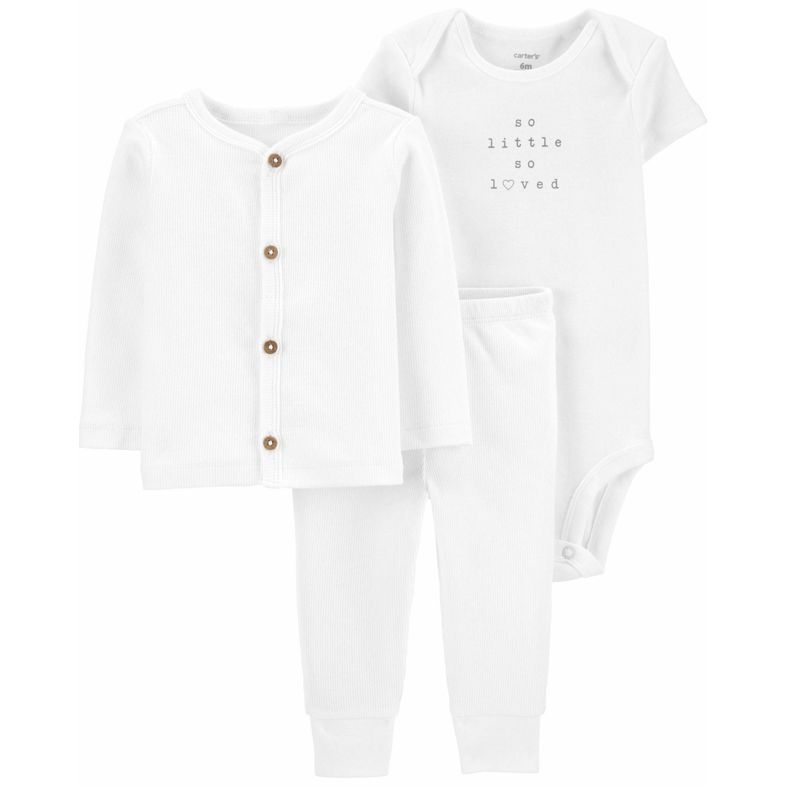 Carters white cardigan shop