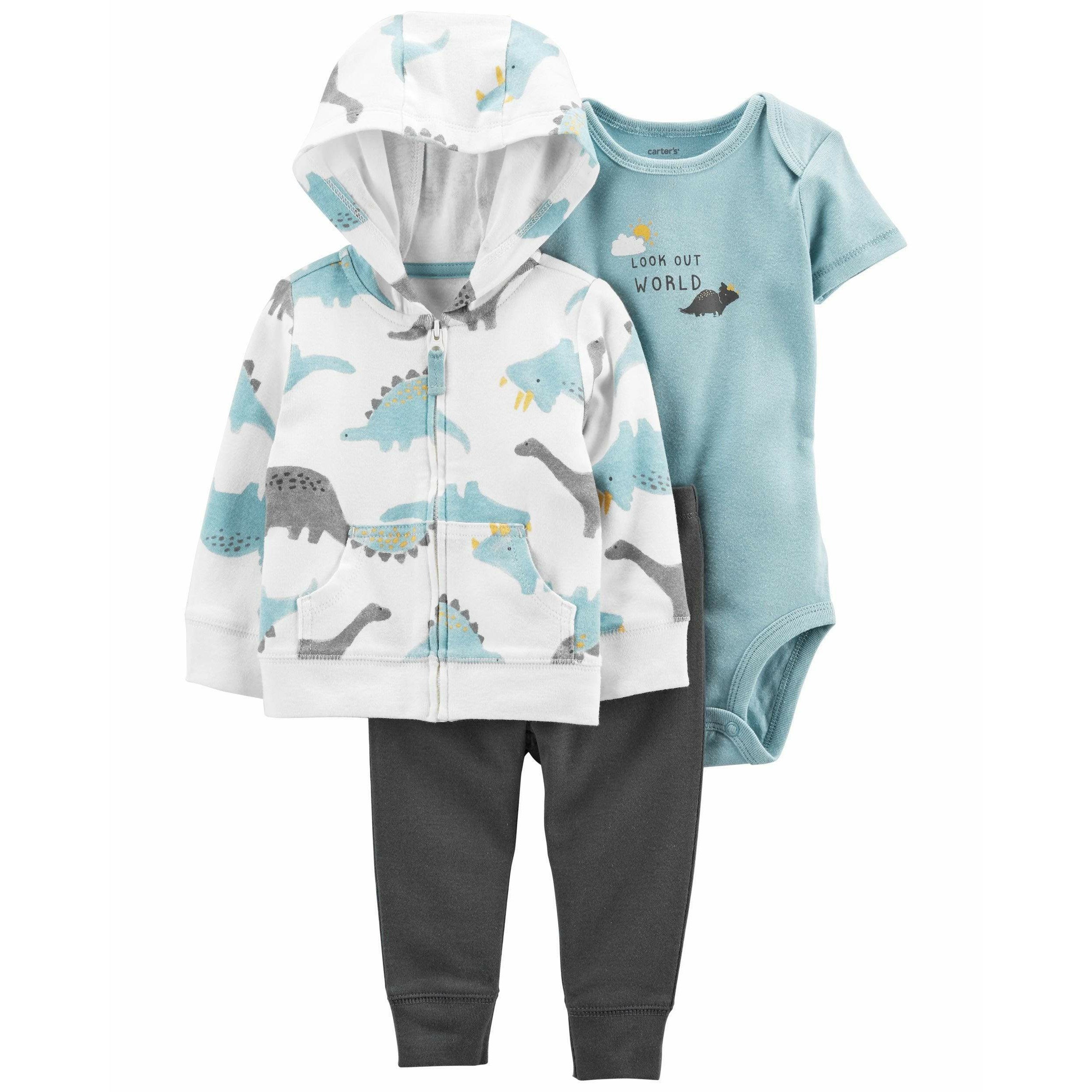 Carter s 3 Piece Little Jacket Set Boy Multicolor 1L776010 Peekaboo