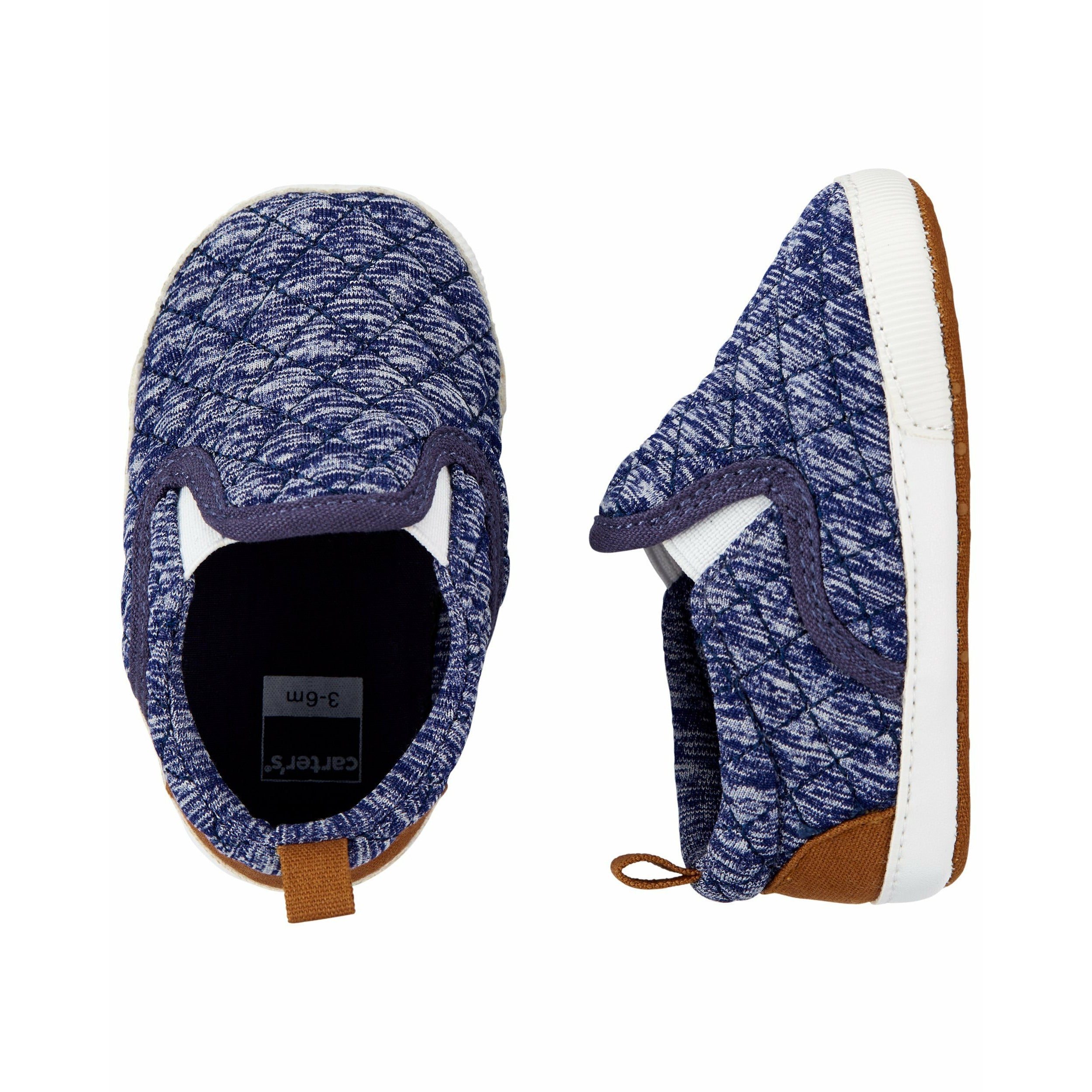 Carter s Baby Shoes Boy Blue CR06690 Peekaboo