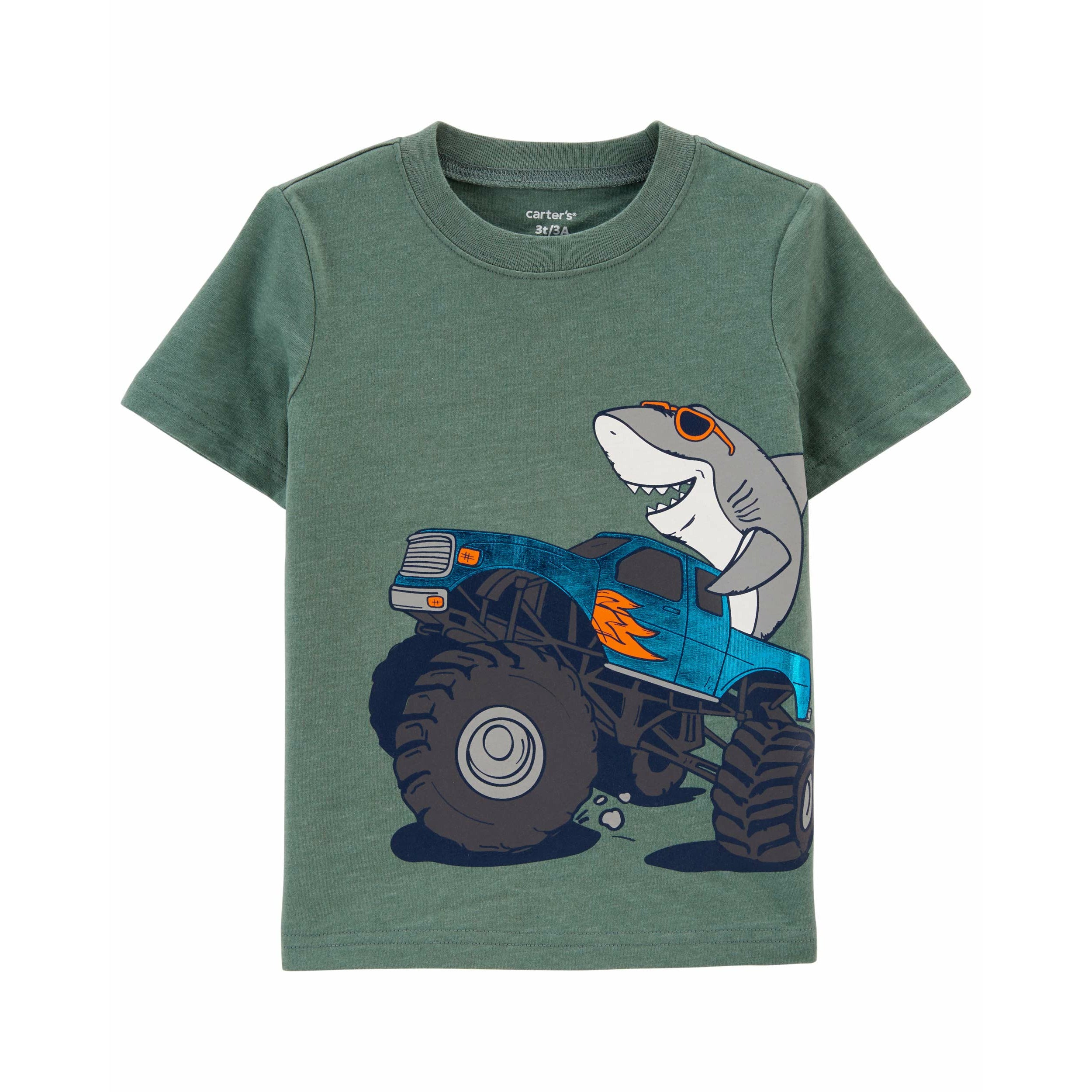 Carter's shark sales shirt