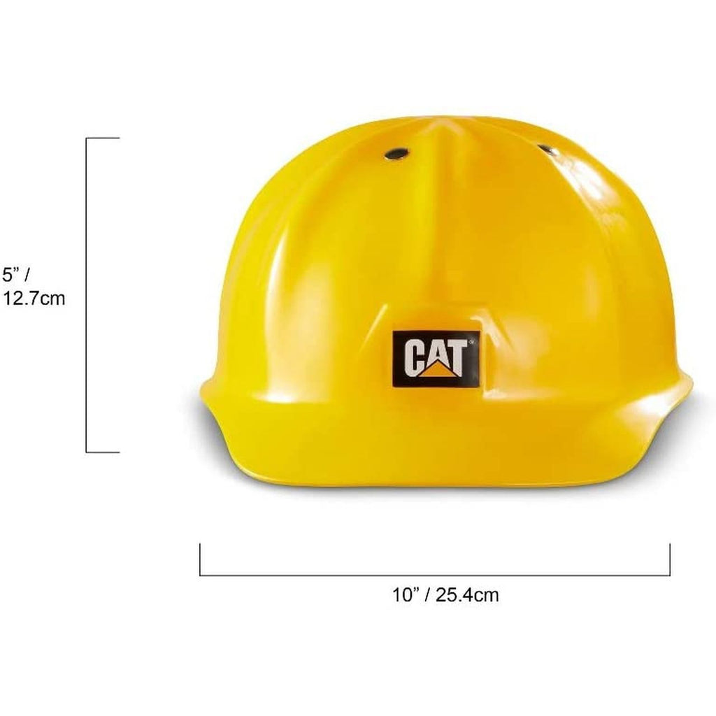 CAT Construction Fleet Dump Truck Sand Box Set +Helmet Yellow/Black Age- 2 Years & Above