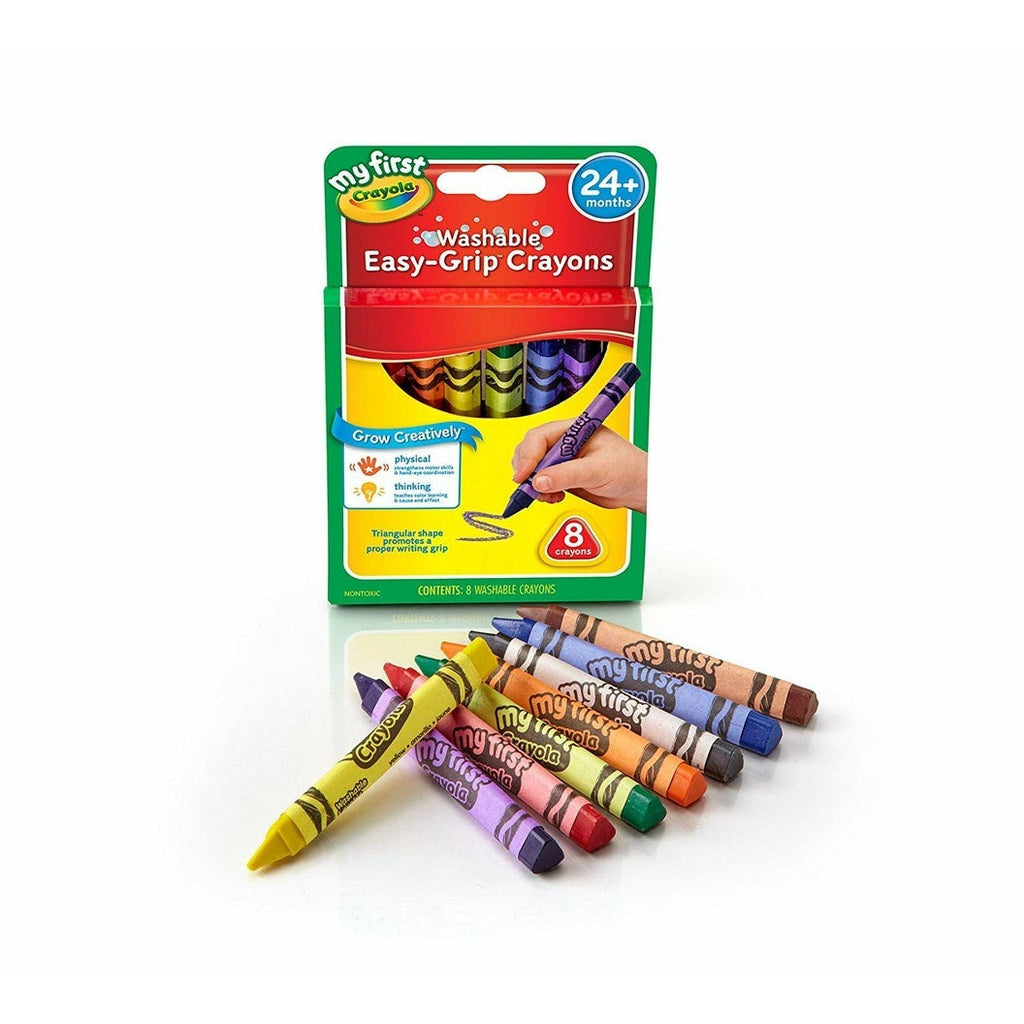 Crayola My First Traingular Crayons Stage 2, 8 Pieces