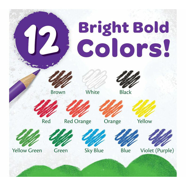 Crayola Colored Pencils 12 Long Pencils Unisex