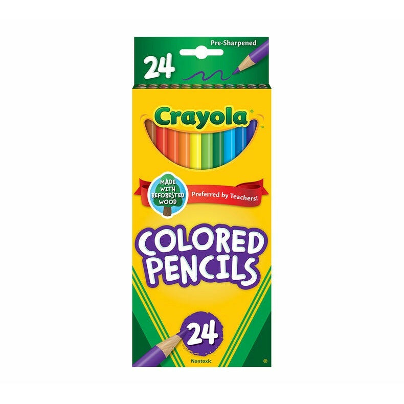 Crayola Colored Pencil 24 Long Pencils