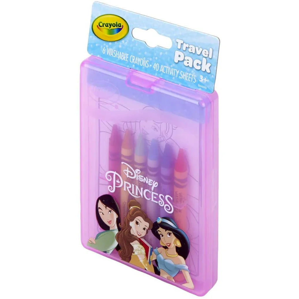 Crayola Disney Princess 6 Travel Pack Crayons 3Y+ - Peekaboo