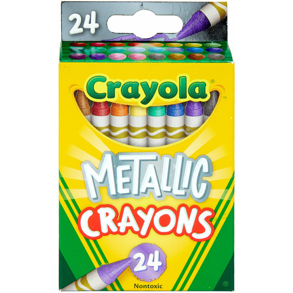 Crayola Crayons Metallic 24 Pieces 3Y+