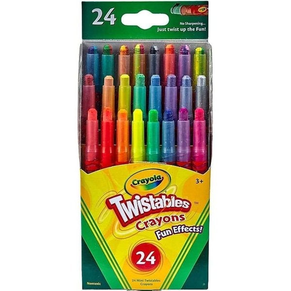Crayola Fun Effects Twistables Crayons 24 Pieces 3Y+