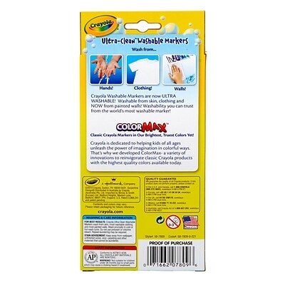 Crayola Markers Classic Fine Washable