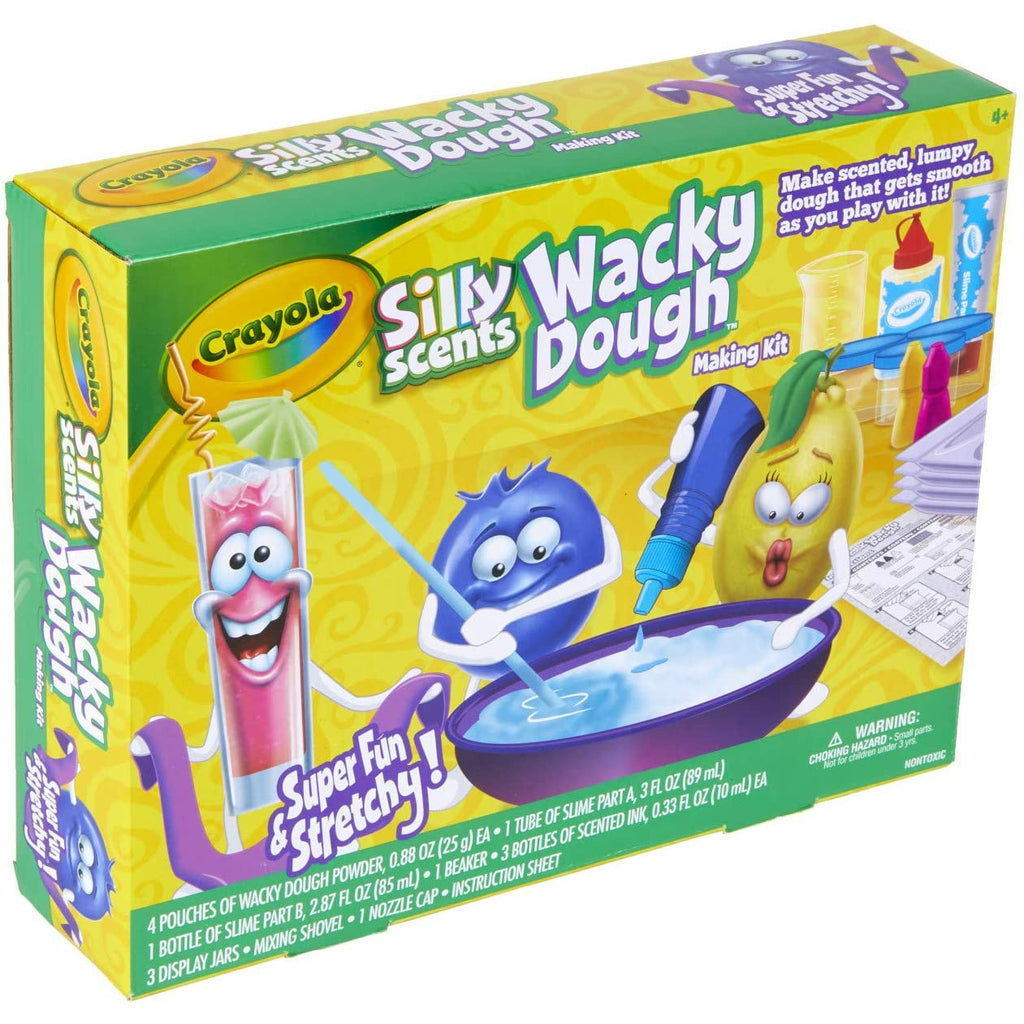 Crayola Silly Scents Wacky Dough Making Kit 6 Pieces 3Y+