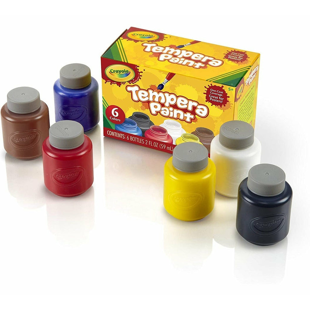 Crayola Tempera Paint Set 6 Pieces 5Y+