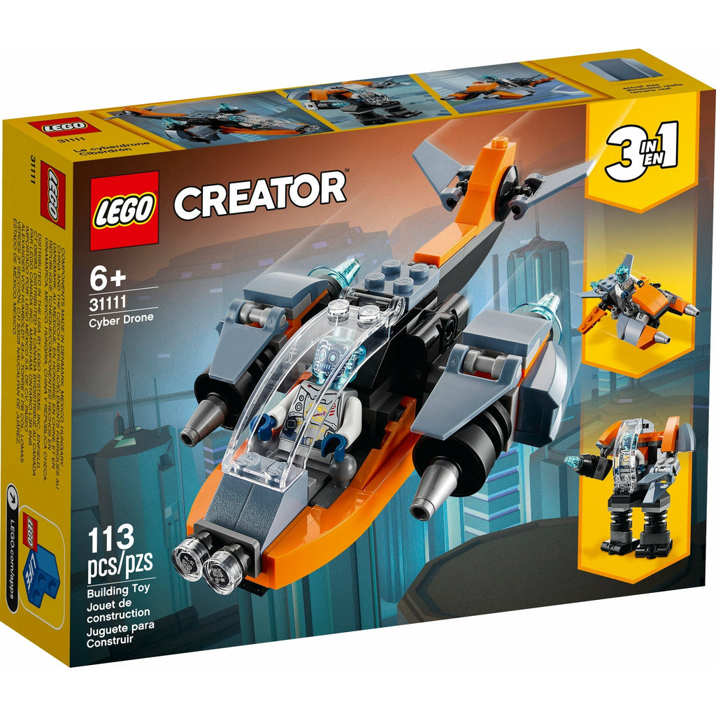 Lego® Creator  3 In 1 Cyber Drone Playset 6Y+