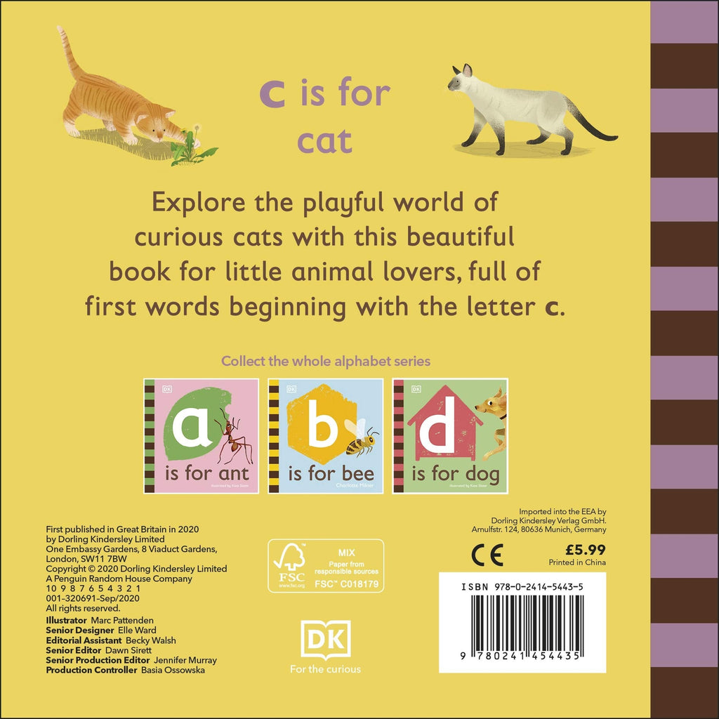 C is for Cat Board book