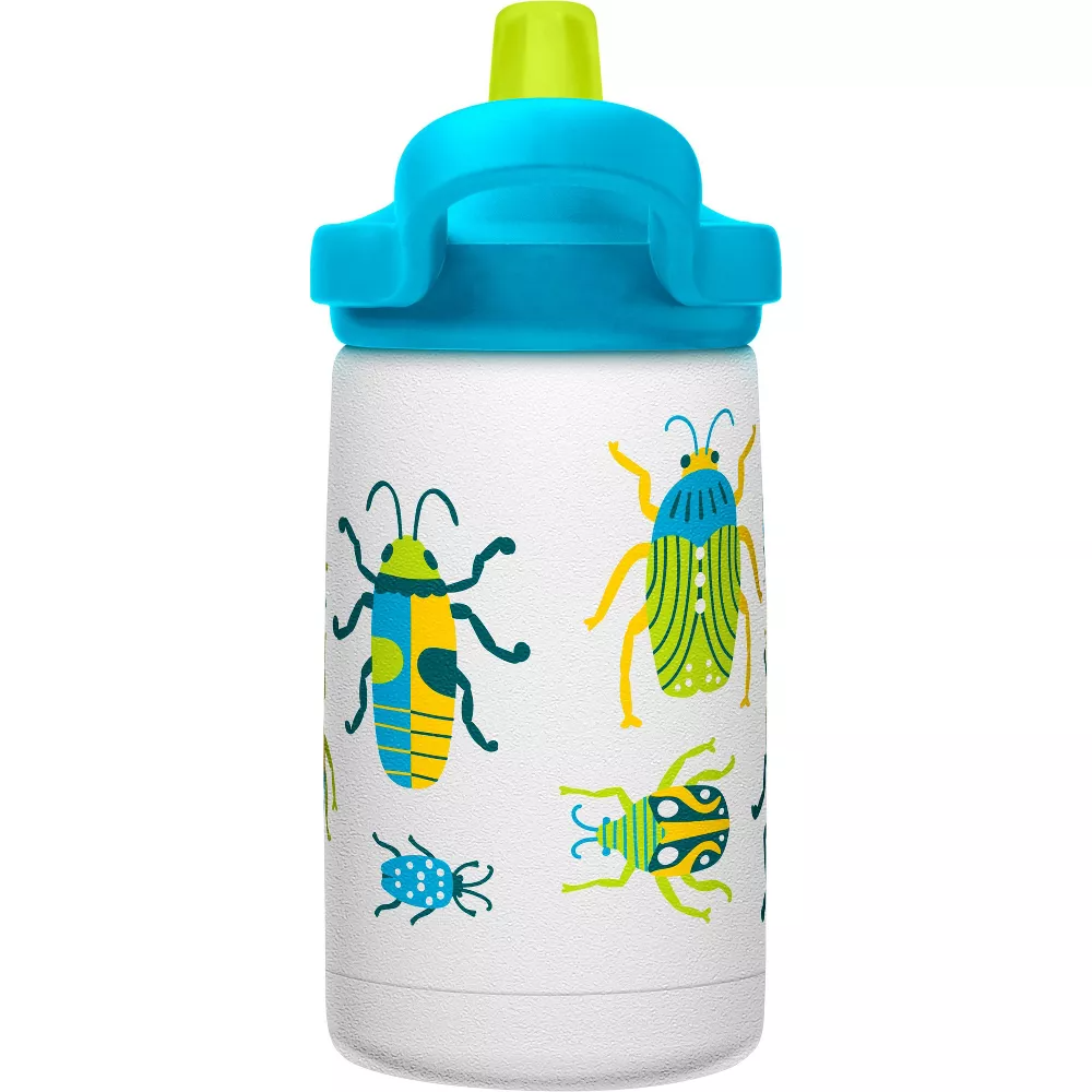 CamelBak Bugs eddy+ Kids Stainless Steel Vacuum Insulated Kids Water Bottle 12oz Multicolor Age- 3 Years & Above