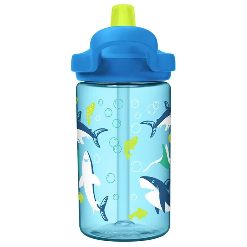 CamelBak Eddy+ Kids Water Bottle 14oz/400ml Sharks and Rays Multicolor Age- 12 Months to 6 Years