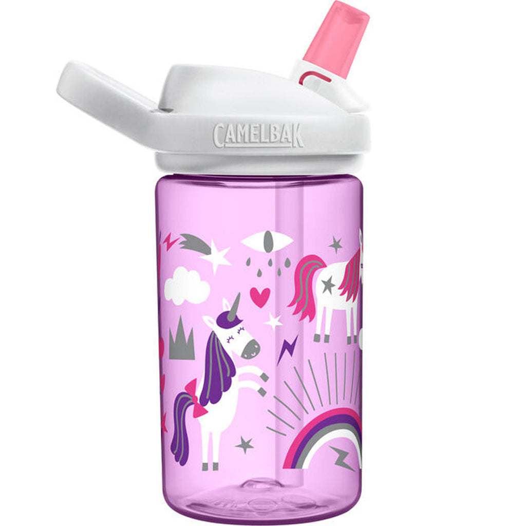 CamelBak Eddy+ Kids Water Bottle 14oz/400ml Unicorn Party Multicolor Age- 12 Months to 6 Years